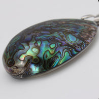 Natural Abalone Shell Pendant Charms Flatback Beads for DIY Necklaces Jewelry