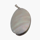Natural Abalone Shell Pendant Charms Flatback Beads for DIY Necklaces Jewelry